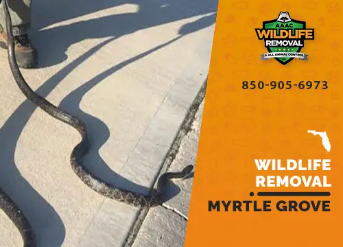 Myrtle Grove Wildlife Removal professional removing pest animal